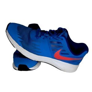 Nike Star Runner Trainer Boys Pre-owned Blue & Red Sneakers - sz. 6.5